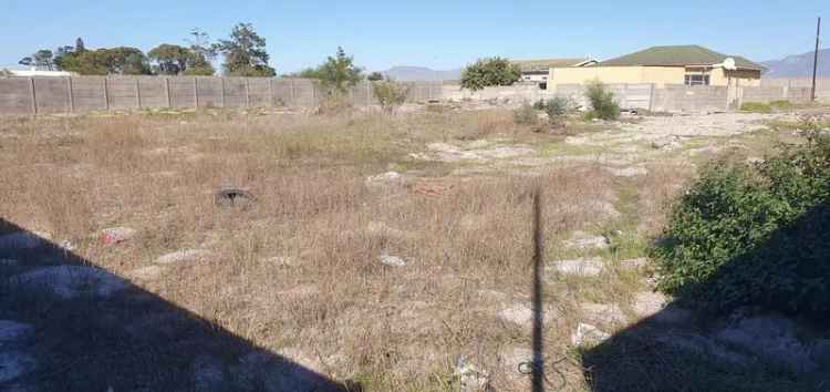 Vacant Land for Sale Philippi Cape Town 566m²