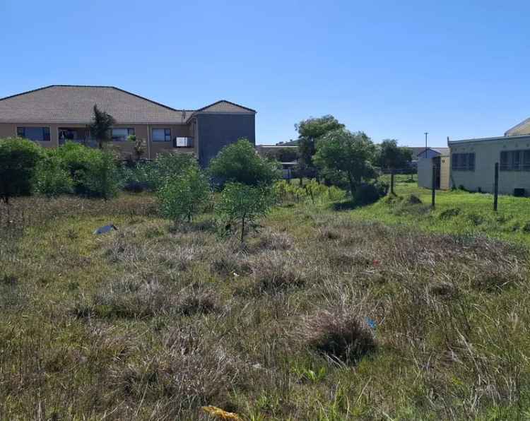 Vacant Land Schaapkraal Cape Town Large Plot